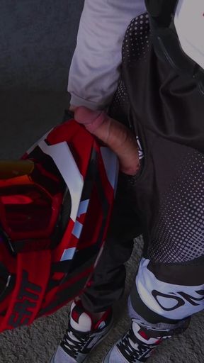 Cum on the Helmet While No One Was Looking.
