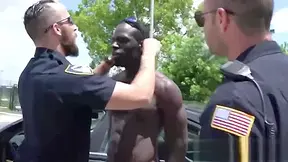 Dangerous Bike Rider Is Taken To Locker Room By Horny Gay Officers