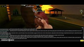 Anita's Beach Adventure – Head & Anal Fun in 3D Hentai Animation