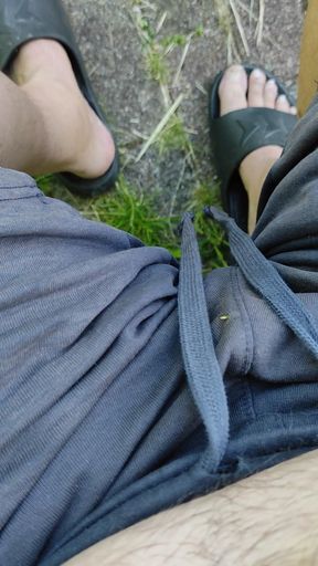 Masturbation outside