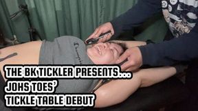 JOHS TOES’ TICKLE TABLE DEBUT