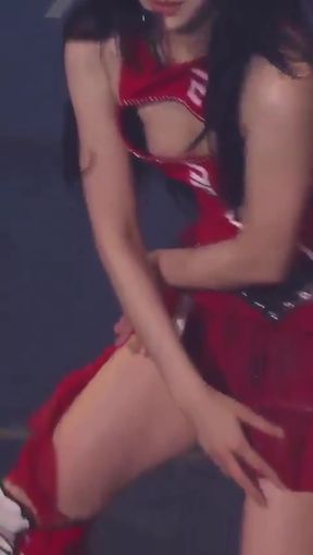 Korean k-pop fan gets a titjob from her groupie boyfriend