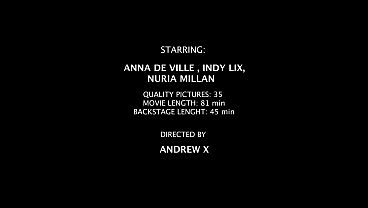 XMAS #1, Nuria Mill&aacute_n, Anna de Ville, Indy Lix, 3on3, Anal Fisting, ATOGM, Balls Deep, DAP, No Pussy, Rough Sex, Big Gapes, Monster ButtRose, Squirt Drink, Creampie Swallow AH224