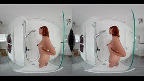 [VR] Cute squirting teen comes in your face!