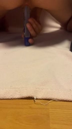 Fucking glue stick. View from back and front