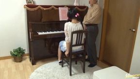 Asian Piano Teacher Under Censorship - Voyeur Alert