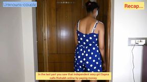 Rishabh Gives Hot Massage to Sapna Then Fucks Her Hard
