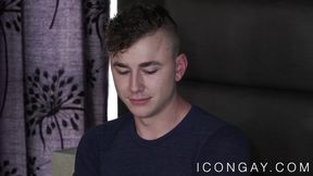 Muscle man slamming pretty twink with his big fat cock