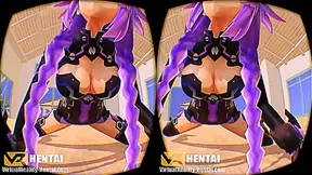 Purple Heart Takes Control in Steamy 3D Hyperdimension Pleasure Ride