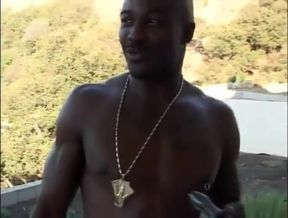 Black and white double penetrated anal threesome the bedroom