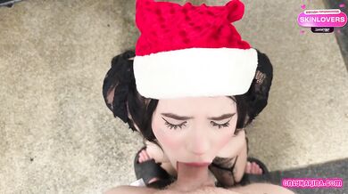My Wife Gave Me A Gothic Brat For Christmas Hard Rough Anal On Christmas Night