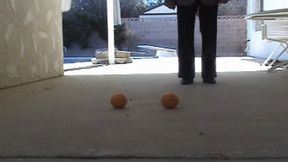 Maria Crushes Oranges