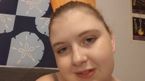 Custom cum in her mouth for me
