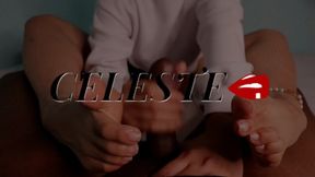 Natural Nails Toejob - Footjob with Thee Celeste (Condesnsed)