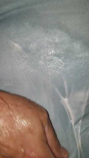 Emotional moment from "Trans cd gunge rub cum my big cock inside my pantyhose leotard."