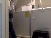 Worker Sagging Jeans and Dick Slip
