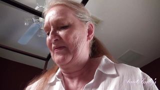 Auntjudys - a Morning Treat From Your 61yo Busty Mature Stepmom Maggie