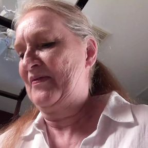 Auntjudys - a Morning Treat From Your 61yo Busty Mature Stepmom Maggie