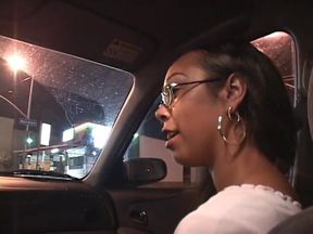 Seductive ebony takes black cock in hairy pussy