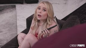 Petite Haley Spades gets railed by stepdad after pawn shop thievery