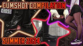 Bootjobs, Shoejobs, Footjobs, 24 Cumshots Compilation Summer 2024 (Close Version) - Tamystarly - Cock Balls Crush Trample, CBT, Trampling, Stomping