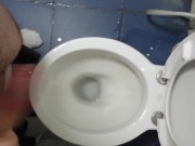 Moaning hard while flicking my dick and cumming