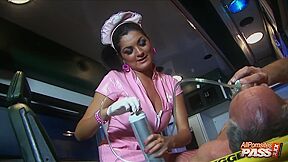 Nurse Lee Ambulance Blowjobs With Kit Lee, Kit Kat And Kat Lee