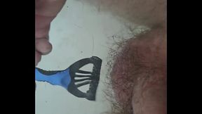 Shaving my pubes for pay