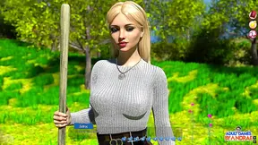 Cute 3D Manga Teen Helps Busty Neighbor With Yard Work & Gets Fucked Hard