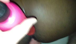 nasty hairy british ebony amateur homemade bwc anal dildo ass booty