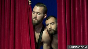 Testosterone full visitor gets thrilled over gay on stage perfo