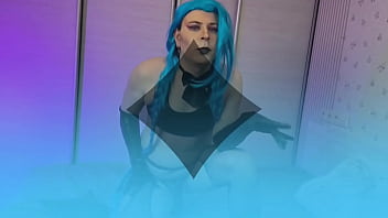 Jinx Trans Cosplay Trap - Mad Alice