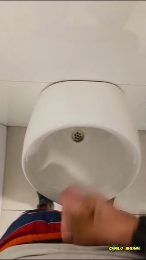 Powerful moment from &quot;Big Dick Latino Risky Jerking Off In The Mall&#039;s Public Bathroom Got Caught And Touched Multiple Times&quot;