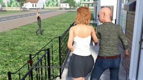 New Neighborhood: the Hot Wife Her Cuck Hubby and the Perverted Neighbor- Episode 3