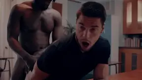 White Boy 18+ Craves Big Black Cock for First–Time Anal Adventure