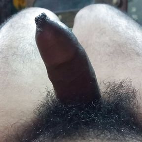 Desi teen boy with phimosis dick dripping pre cum from foreskin