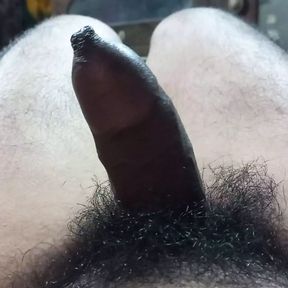 Desi teen boy with phimosis dick dripping pre cum from foreskin