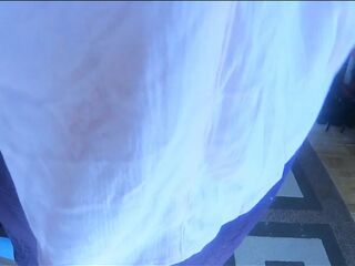 Trans Lady Doxy Daphne Sits on Her Pink Sex-toy and Jerks off in a Glass