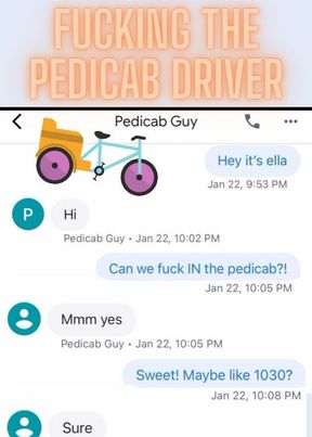 Fucking the Pedicab Guy