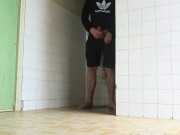 Jerking and Pissing in the Toilet