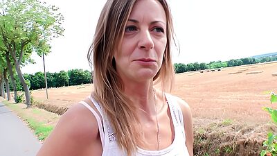 AMATEUR EURO - German Mature Gets Picked Up And Hard Fucked - Liss Longlegs