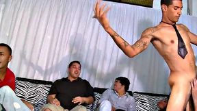 Real shameless girl gives head at party