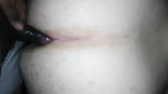 Black stud barebacks chubby white guy in amateur interracial fuck