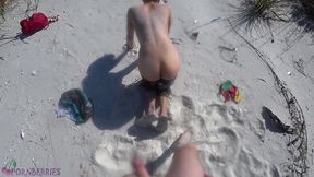 horny boys on a wild beach having a blowjob and cum