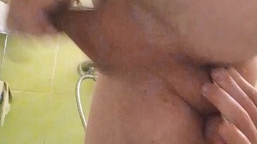 Hot metal brings me to multiple orgasms exposing my prolapse. Male squirt without using hands