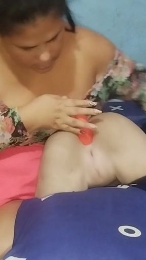 Jaw-dropping moment from &quot;Live streaming with my tantaly doll. Answering questions and fulfilling requests&quot;