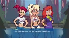Milf Spanks Blonde & Redhead Lesbians Outdoors at Camp Pinewood Cartoony Fun
