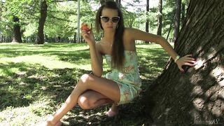 Lucy G Gets Naked And Has Fun In The Park