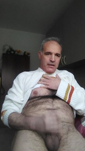 Blasphemous Stepdad Teaches His Stepson Luca How to Masturbate His Own Cock.