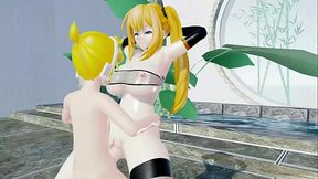 Mirai Akari Sex And Dance Cynical Night Plan Hentai Vtuber Girl Big Boobs Mmd 3D Orange Boots